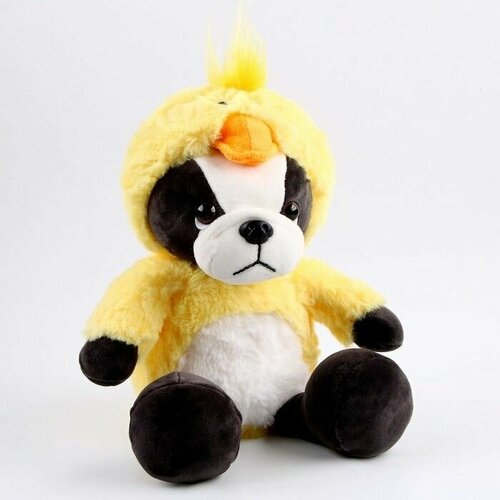Мягкая игрушка Собака в костюме утки, 30 см, цвет жёлтый