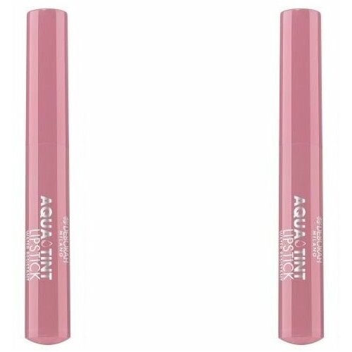 Тинт для губ, Deborah Milano, Aqua Tint Lipstick, тон 02 роза, 2.5 г, 2 шт