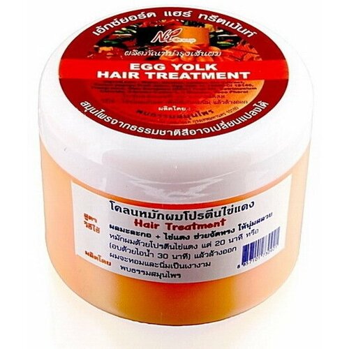 Тайская маска для светлых волос NT-Group Egg Yolk Hair Treatment Яичный желток и Папайя 640₽