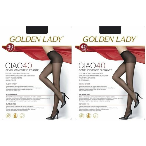 Колготки  Golden Lady Golden Lady Колготки CIAO 40 den, 2 шт, размер 4, бежевый
