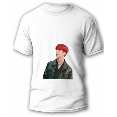 фото Футболка будь на стиле, футер, размер l, белый