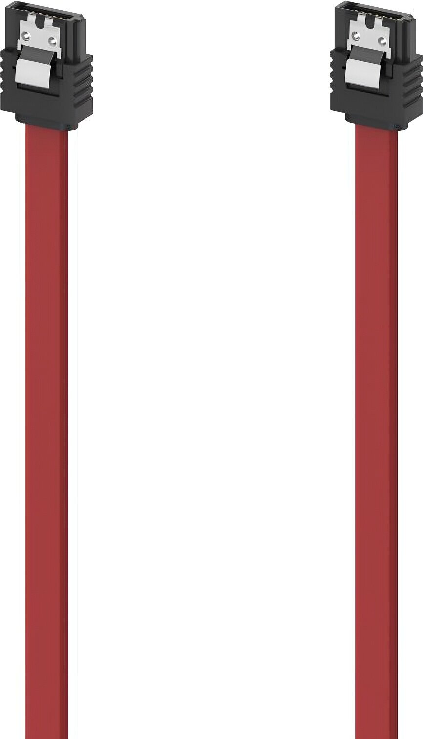 Кабель Hama H-200739 SATA SATA 0.45м красный плоский