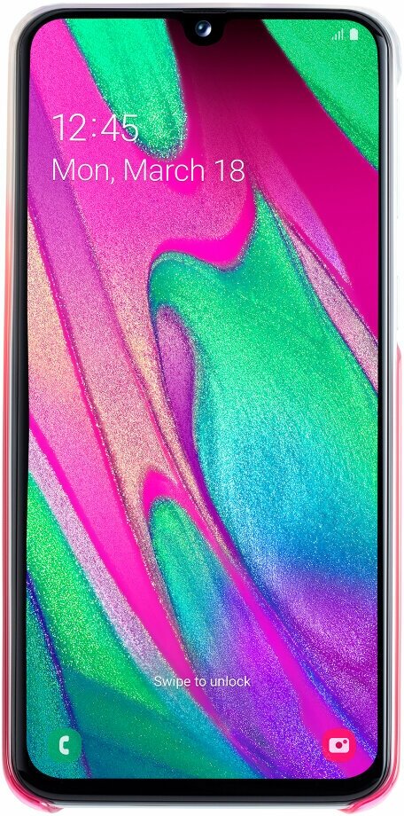 Чехол-крышка Samsung EF-AA405CVEGRU для Galaxy A40, поликарбонат, фиолетовый - фото №3