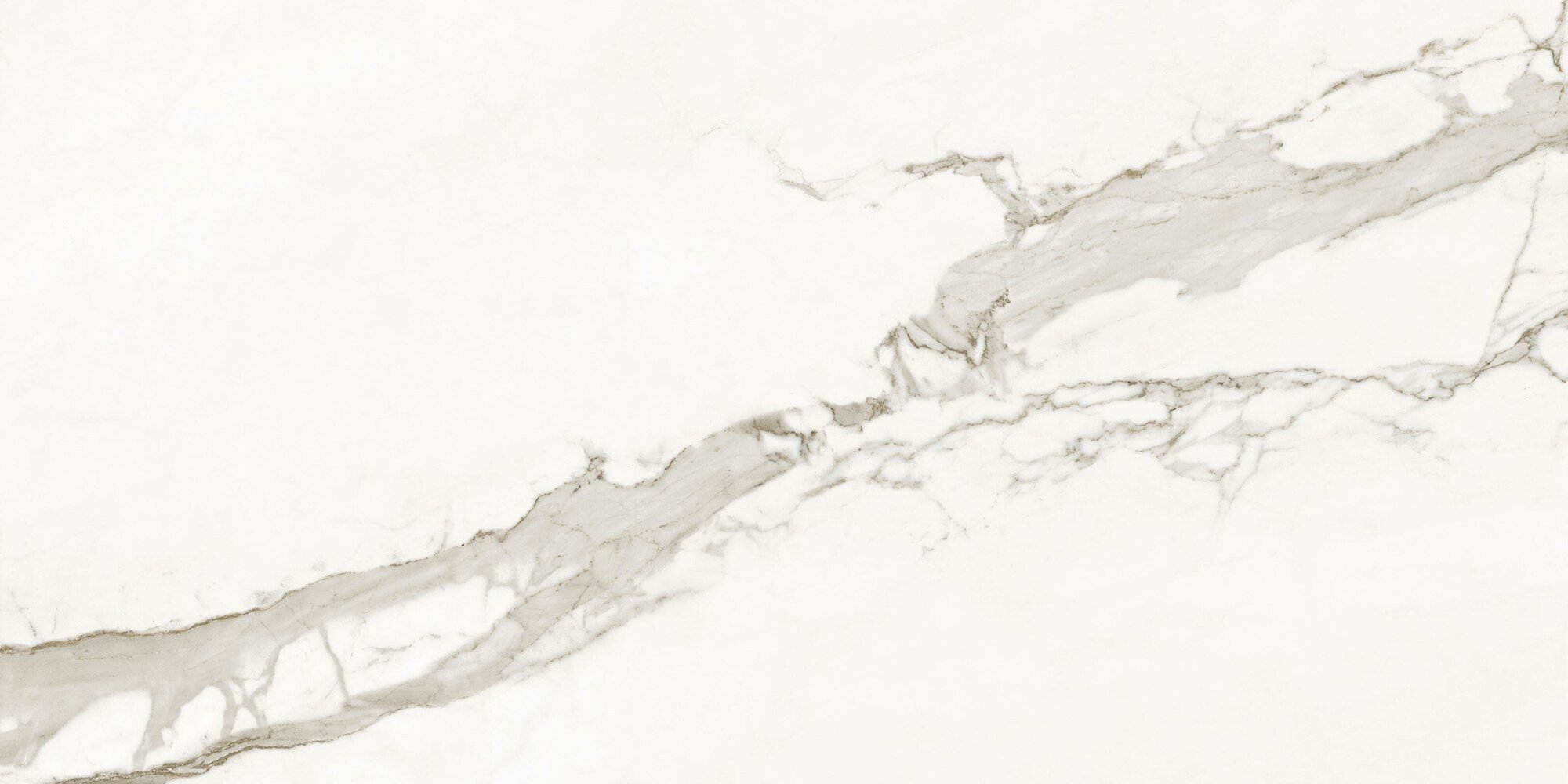 Плитка из керамогранита Kerranova Marble Trend K-1000/LR Carrara для стен и пола, универсально 60x120 (цена за 1.44 м2)