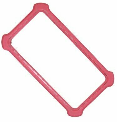 Чехол для iPhone 4/4s бампер пластиковый <розовый>