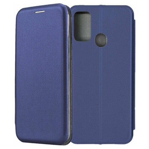 Чехол-книжка Fashion Case для TECNO Spark 7 синий чехол книжка fashion case для tecno spark 7 голубой