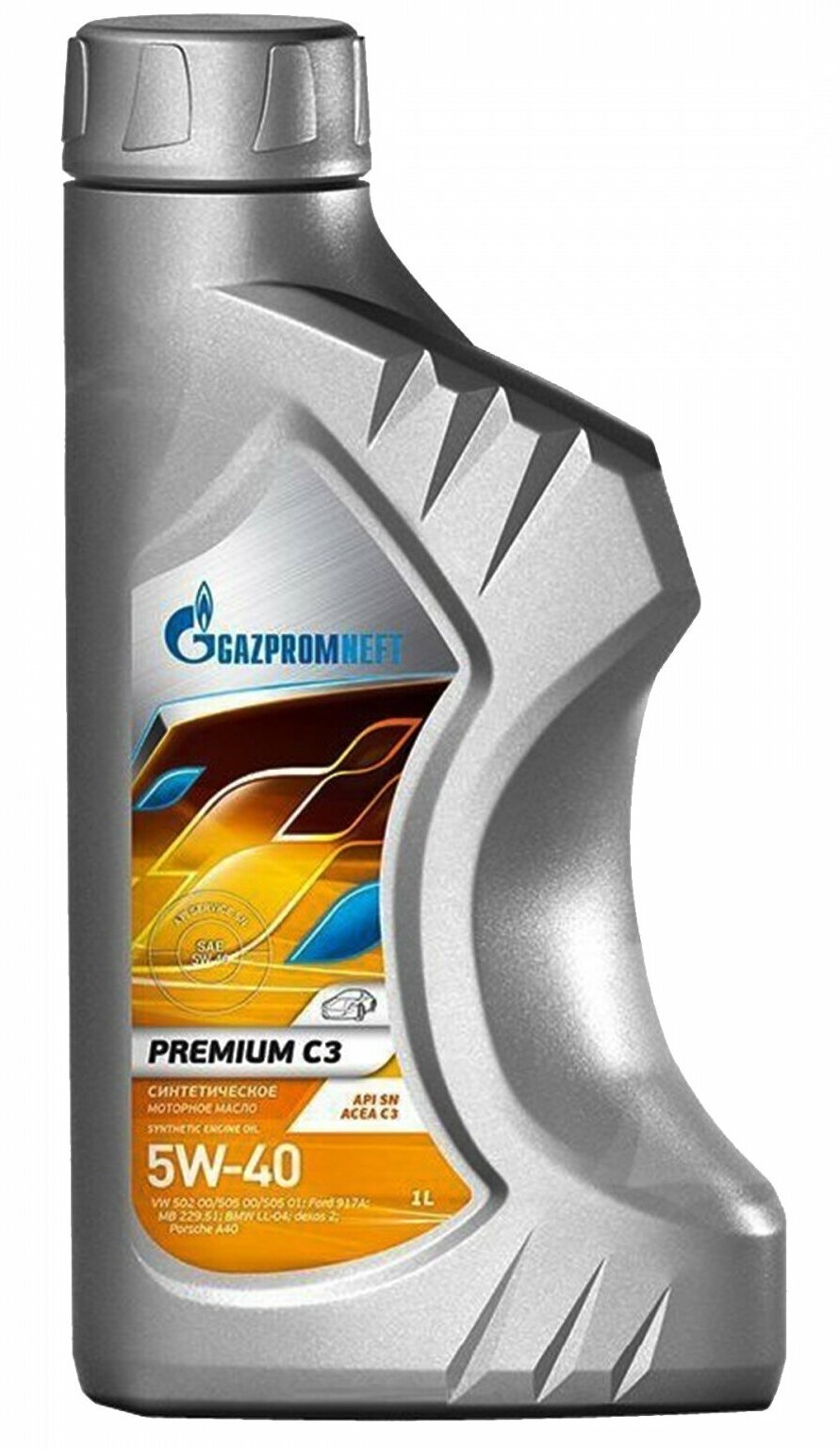 Gazpromneft Premium C3 5w-40 1 Л (253142232)