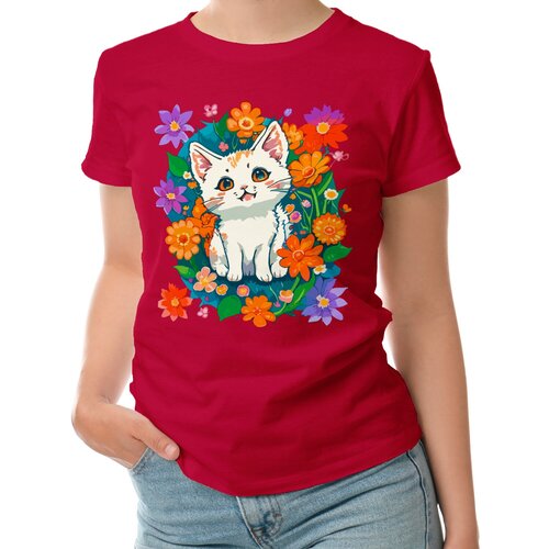 фото Футболка roly, размер xl, красный