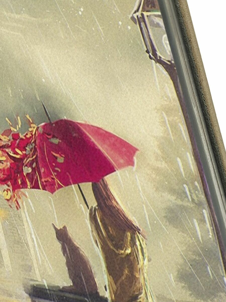 Чехол-книжка Осеннее настроение на Xiaomi Poco X3 / X3 Pro / Сяоми Поко Х3 / Х3 Про золотой