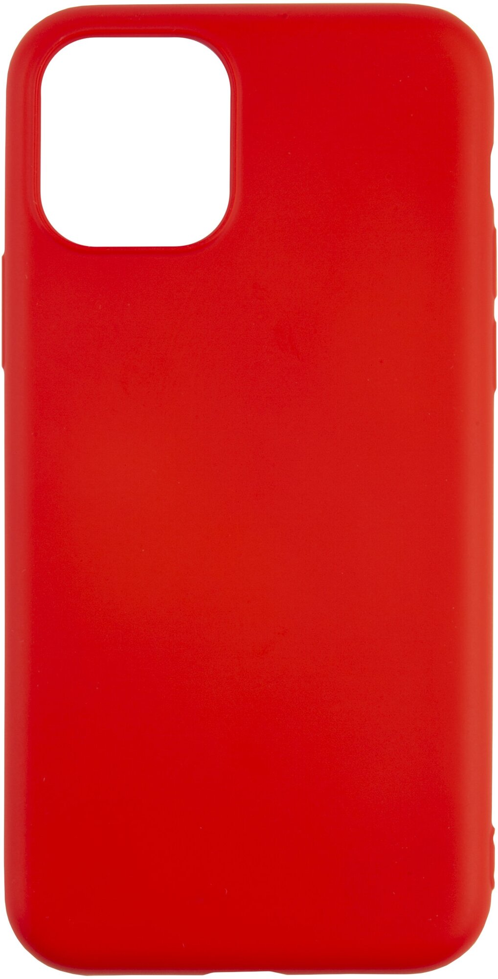 Накладка iPhone 11 Pro Max 6.5"/Защита от царапин/Бампер на Айфон 11 Про Макс/Защитный чехол-крышка для Apple/Силиконовый чехол для телефона красный
