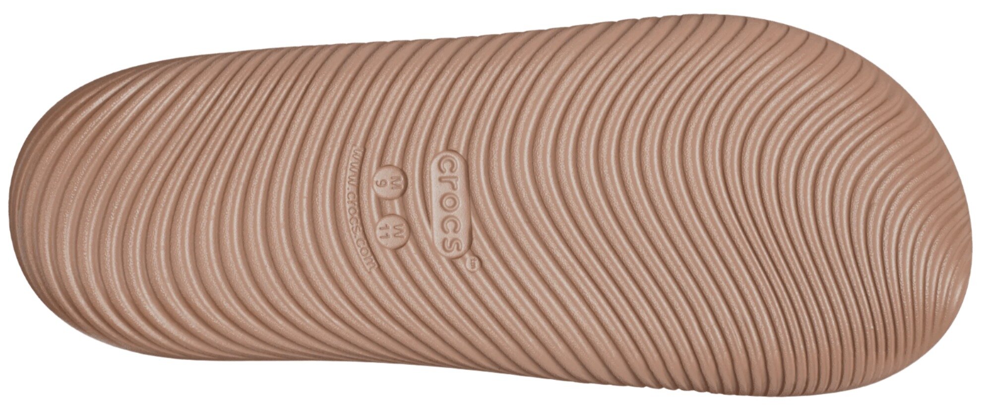 Шлёпанцы Crocs Mellow Recovery Slide, размер M6/W8 US, коричневый — фото 1