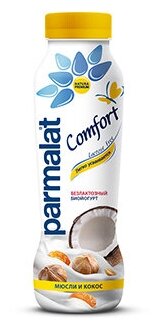 Биойогурт Parmalat питьевой мюсли кокос 1.5% 290 г - фотография № 5