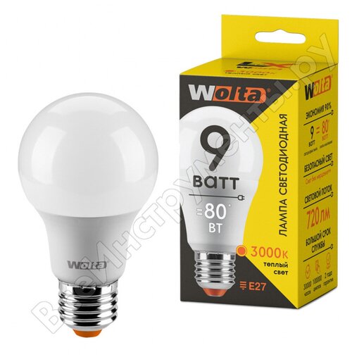 Светодиодная лампа Wolta 30Y60BL9E27