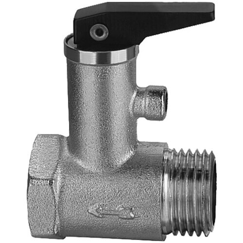 Клапан предохранительный для бойлера с курком 1/2 6 Бар СТМ термо CRVP6B12 предохранительный клапан аварийного давления для газового водонагревателя
