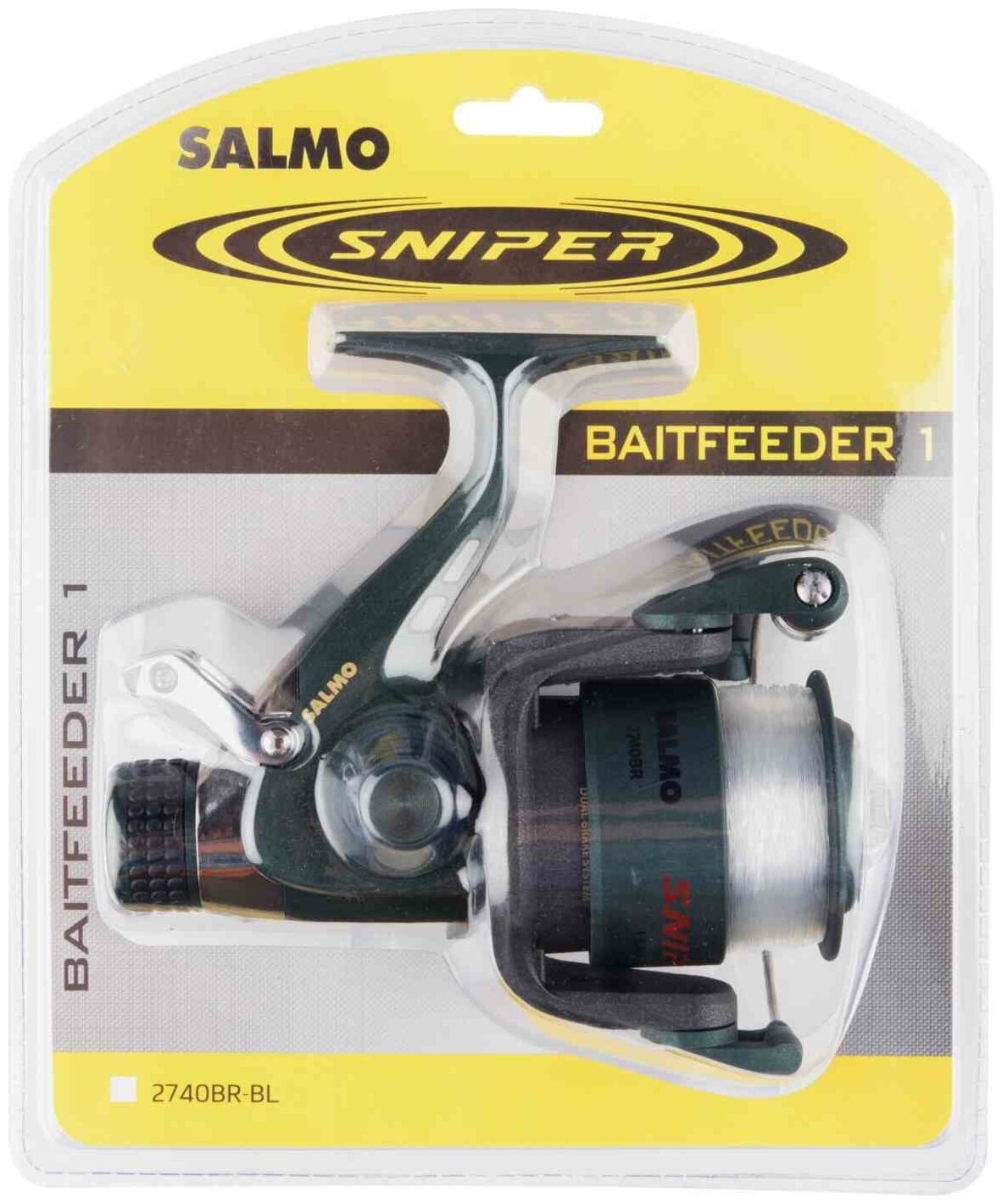 Катушка безынерционная Salmo Sniper BAITFEEDER 1 40BR блистер - фото №2