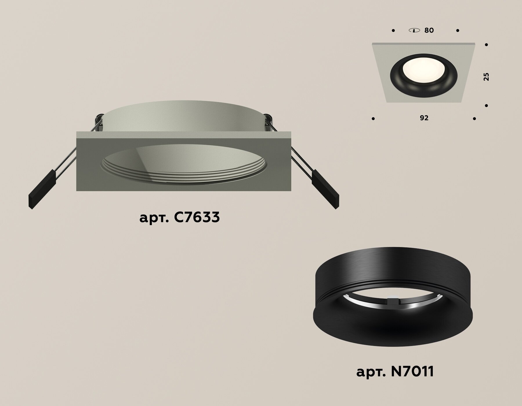 Встраиваемый светильник Ambrella Light Techno XC7633002 (C7633, N7011) - фотография № 2