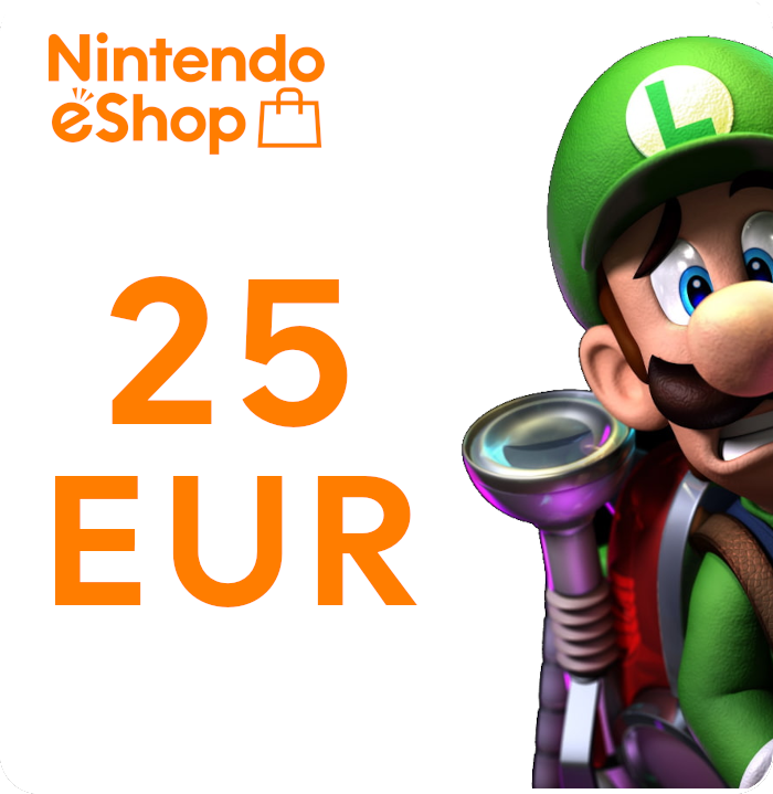 Пополнение счёта Nintendo eShop (Europe) на 25 EURO