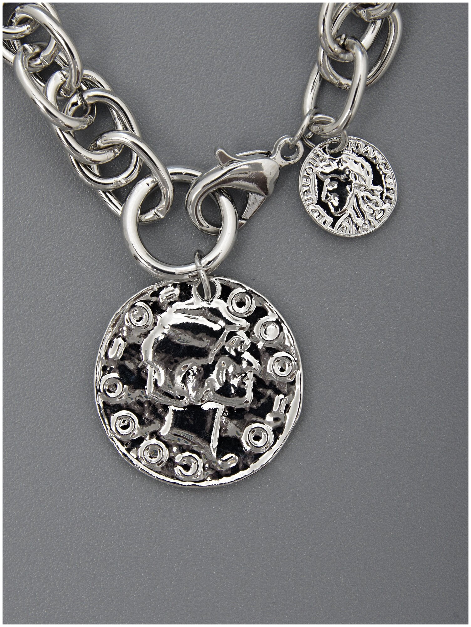 Цепь ЖемАрт, длина 40 см, серебряный — фото 1