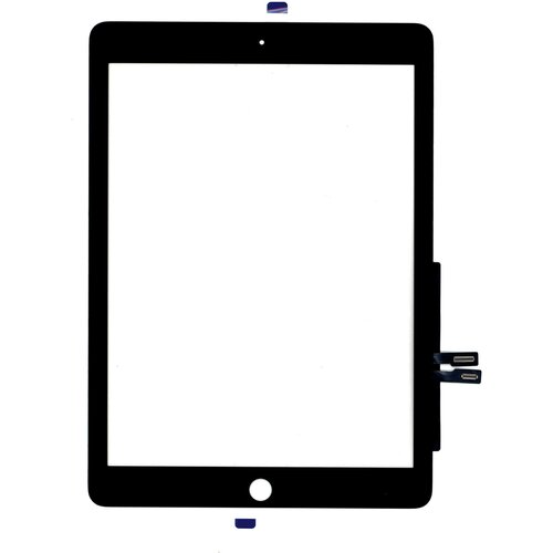 Сенсорное стекло (тачскрин) для Apple iPad 9.7 2018 (A1954 A1893)черное сенсорное стекло тачскрин для apple ipad 9 7 2018 a1954 a1893 белое