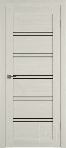 Изображение товара Атум Про 28 Дуб арктический Лакобель черный 900*2000 (дверное полотно)