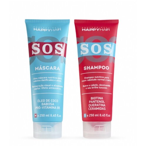 Набор Happy Hair SOS шампунь + маска - суфле 250/250 мл