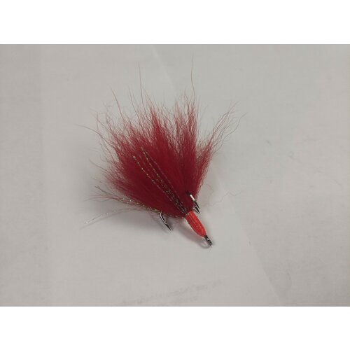 Мушка для ловли горбуши 1 шт красная