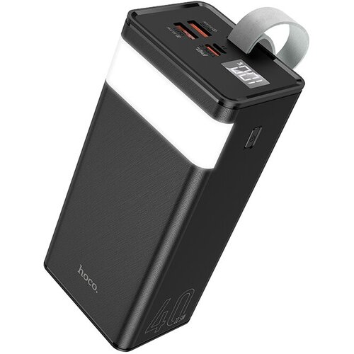 Внешний аккумулятор 40000mAh 2USB 3.0A 22.5W Li-pol батарея Hoco J86 Powermaster Black внешний аккумулятор hoco j86 40000mah белый