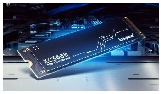 Накопитель SSD M.2 2280 Kingston KC3000 512GB PCI-E 4.0 x4 NVMe 3D TLC 7000/3900MB/s IOPS 450K/900K MTBF 2M 400 TBW graphen heatsink - фото №14