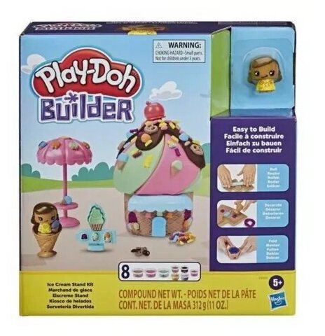 Масса для лепки Play-Doh Builder Домик на дереве (E9048) 7 цв. - фотография № 8