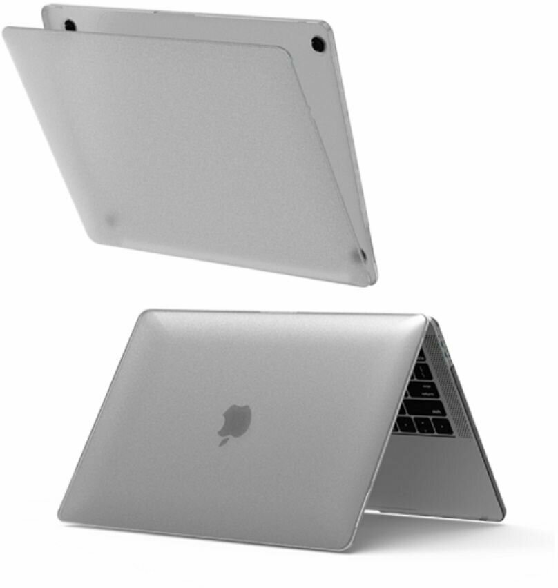 Чехол для ноутбука WiWU iShield Hard Shell Ultra Thin Laptop Case для Macbook Pro 13.3' (2020-2022) Frosted Black