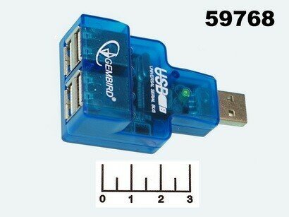 USB-концентратор Gembird UHB-CN224 разъемов: 4