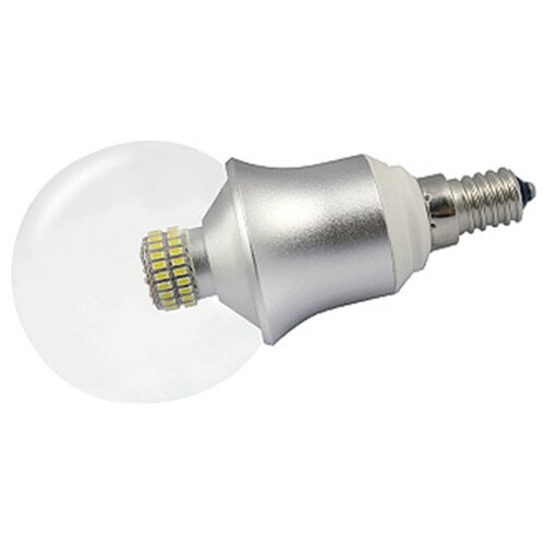 фото Светодиодная лампа e14 cr-dp-g60 6w day white (arlight, шар)