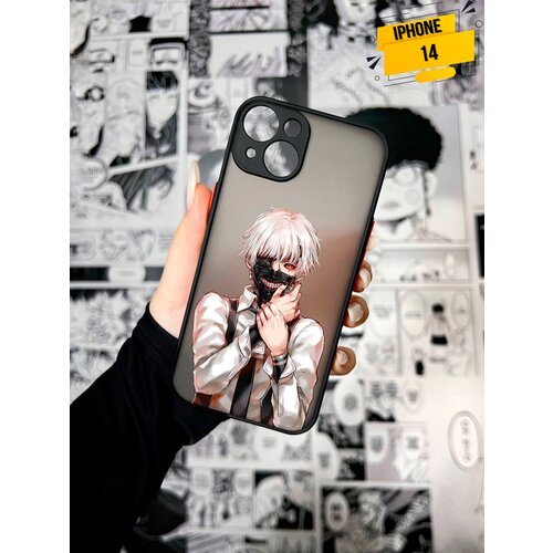 Чехол для iPhone 14 аниме "Токийский Гуль/Tokyo Ghoul" (Кен Канеки, 02)