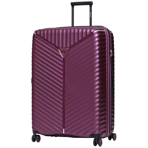 Чемодан Robinzon Borneo Space, 112 л, размер L, фиолетовый чемодан robinzon 105 л размер l фиолетовый