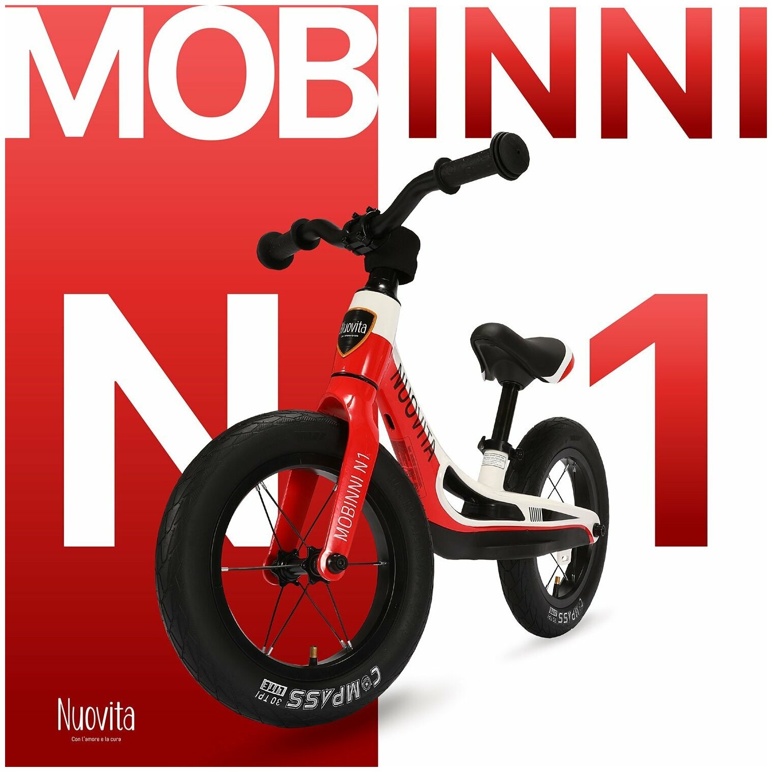  Nuovita Mobinni N1 Bianco Rosso/-