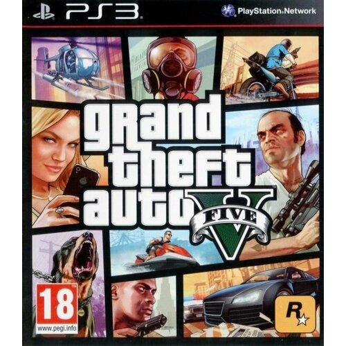 GTA: Grand Theft Auto 5 (V) (PS3) английский язык