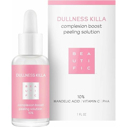 Пилинг для лица Beautific Dullness Killa всесезонный для мягкого обновления и идеального тона 30мл х2шт