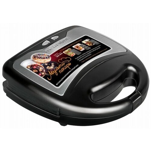 Прибор со сменными панелями мультипекарь Redmond RMB-M607 черныйсеребристый 739900₽