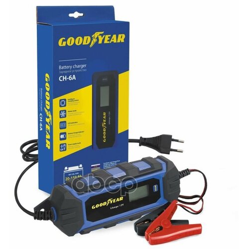 Устройство Зарядное Электронное Зарядное Устройство Goodyear Для Свинцово-Кислотных Аккумуляторов Ch-6A GOODYEAR арт GY003002 1184300₽