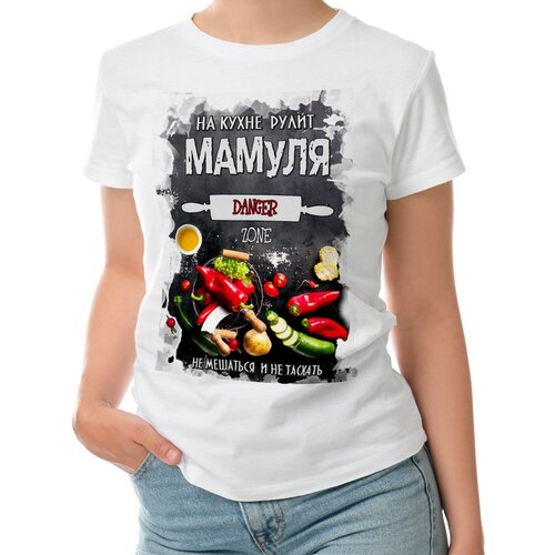 фото Футболка roly, размер s, белый