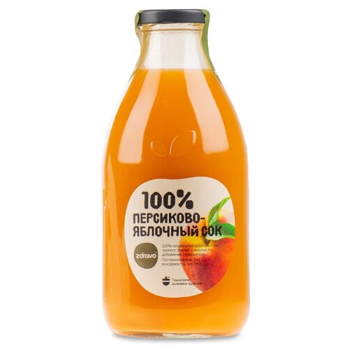 Сок Zdravo персиково-яблочный, 0.75 л