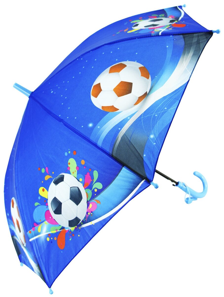 Детский зонт-трость Rain-Proof 217/светло-синий