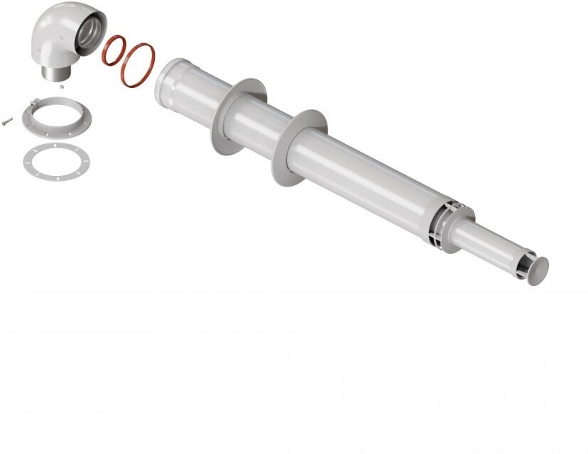 фото Комплект коаксиального дымохода Federica Bugatti К60/100