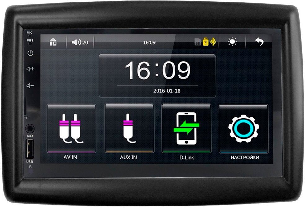 Магнитола в штатное место 2 din Renault Megane II 2002-2009 OEM 2783-RP-RNMGC-122 MP5