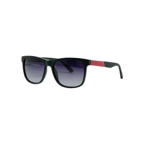 Солнцезащитные очки PROUD, квадратные, оправа: пластик, с защитой от УФ, градиентные, поляризационные, для мужчин, красный