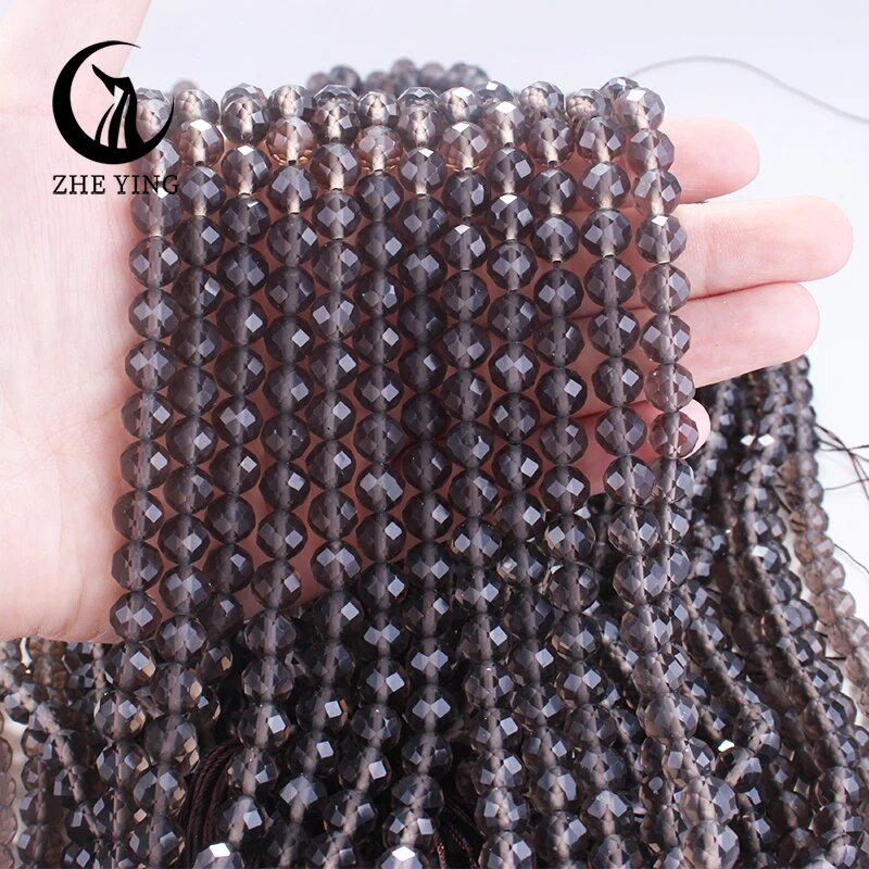 Бусины Zhe Ying 8 мм апатит цитрин лунный камень Коричневый, 8mm(1 strand), 272Ice obsidian