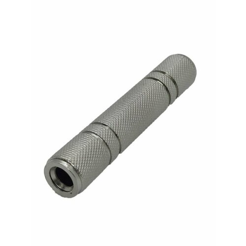 Соединитель 6,3 мм. (гнездо/гнездо), металлический, 1 шт.