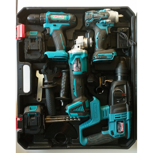 Набор инструментов KANZLER 4в1 2 АКБ аккумуляторный бесщеточный 1759000₽