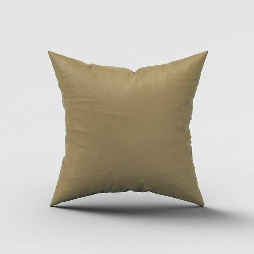 Подушка декоративная Канвас 40х40 см бежево-золотистая 799₽