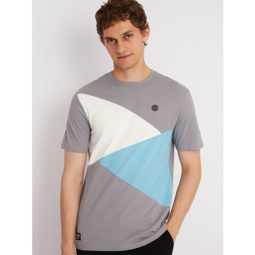 фото Футболка zolla, размер l, серый